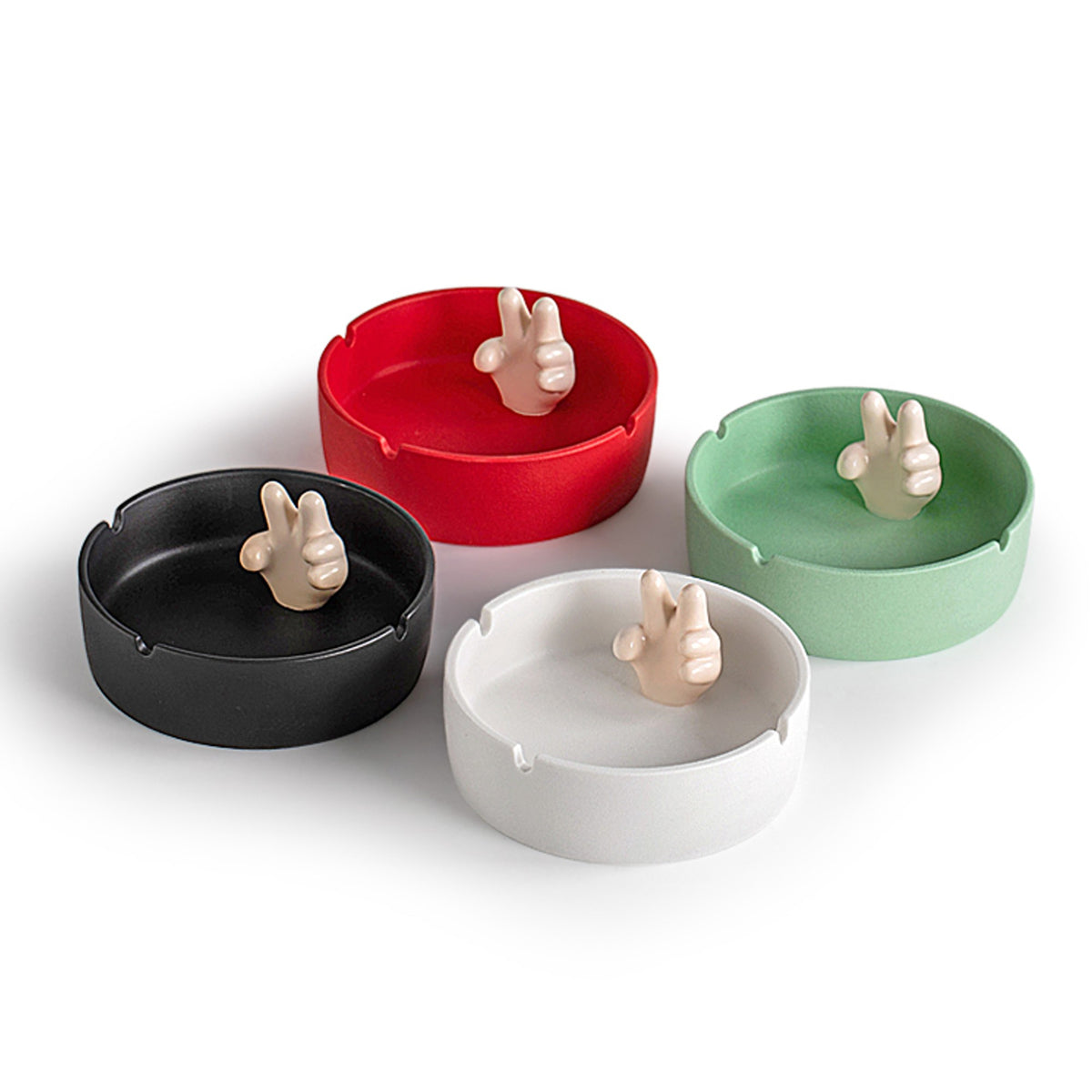 Cool Victory Ashtray Cute Ceramic Ash Tray – Ashtray Planet