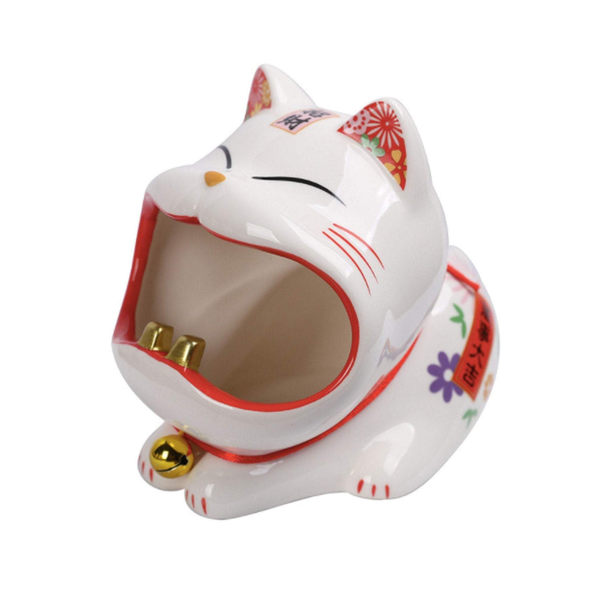 Maneki Neko Cat Pin - Home