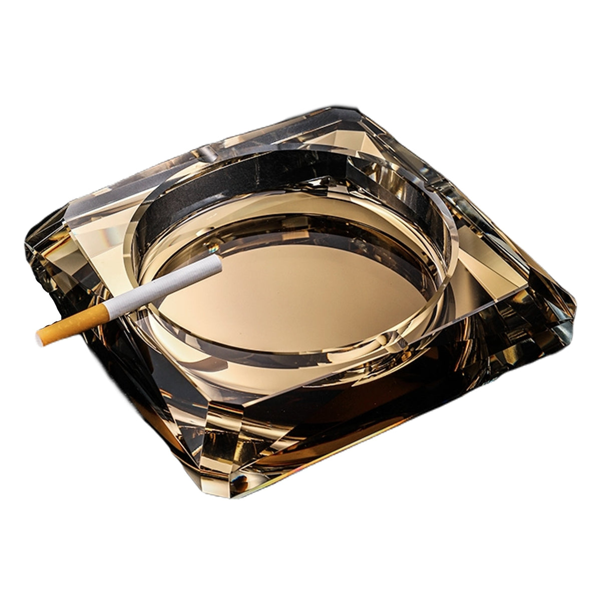 Classy Crystal Glass Ashtray Ashtray