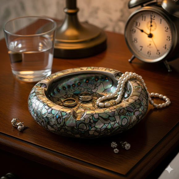 use ashtray to hold jewelry