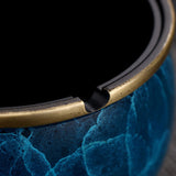 Brass Ashtray with Lid Luxury Design Cigarette Rest