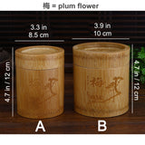 Car Ashtray with Lid Bamboo cool rustic covered lidded smokeless outdoor ash tray