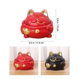 Cat Ashtray with Lid Cement Red Black Windproof Smokeless Lidded Covered Cute Cool Ash tray