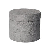 Cement Ashtray with Stainless Steel Removable Tray With Lid