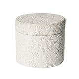 Cement Ashtray with Stainless Steel Removable Tray With Lid