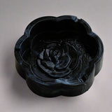 Ceramic Ashtray Flower Shape Pattern Cool Cute Porcelain Pottery Clay Ash Tray Flower