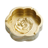 Ceramic Ashtray Flower Shape Pattern Cool Cute Porcelain Pottery Clay Ash Tray Flower