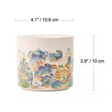 Ceramic Ashtray with Lid Vintage Style Cool Cute Ash Tray