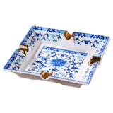 Ceramic Cigar Ashtray European Enamel Style Cool Ash Tray