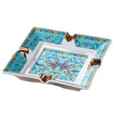Ceramic Cigar Ashtray European Enamel Style Cool Ash Tray
