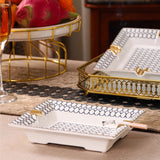 Ceramic Cigar Ashtray European Enamel Style Cool Ash Tray