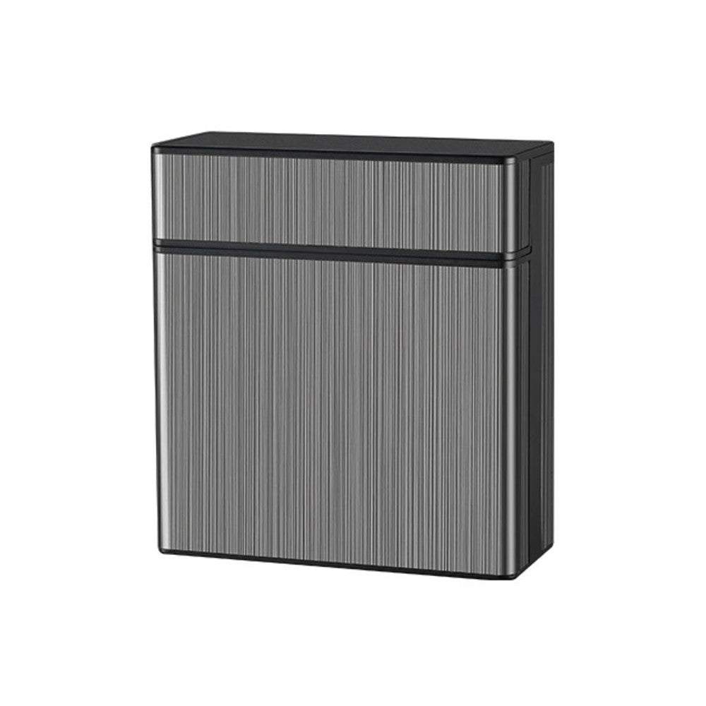 cigarette case new Large Capacity Cigarette Case for 40 Cigarettes Gray