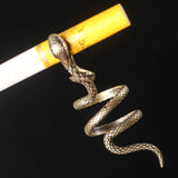 Cigarette Holder Ring Metal Snake