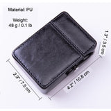 Cigarette Lighter Case PU Leather