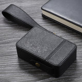 Cigarette Pouch with Lighter Holder and Wrist Strap