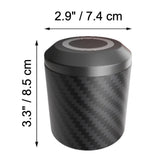 Cool Car Ashtray Black Covered Lidded Windproof Smokeless Ash Tray