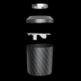 Cool Car Ashtray Black Covered Lidded Windproof Smokeless Ash Tray