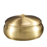 Copper Outdoor Ashtray with Lid Cool Covered Lidded Smokeless Windproof Ash Tray