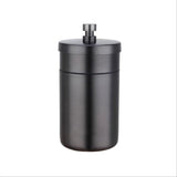 metal ashtray with lid stainless steel covered ash tray for car outdoor cool smokeless windproof black