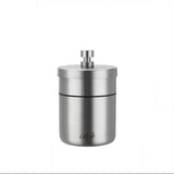 metal ashtray with lid stainless steel covered ash tray for car outdoor cool smokeless windproof silver
