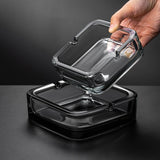 Crystal Glass Square Ashtray Minimalist Ash Tray