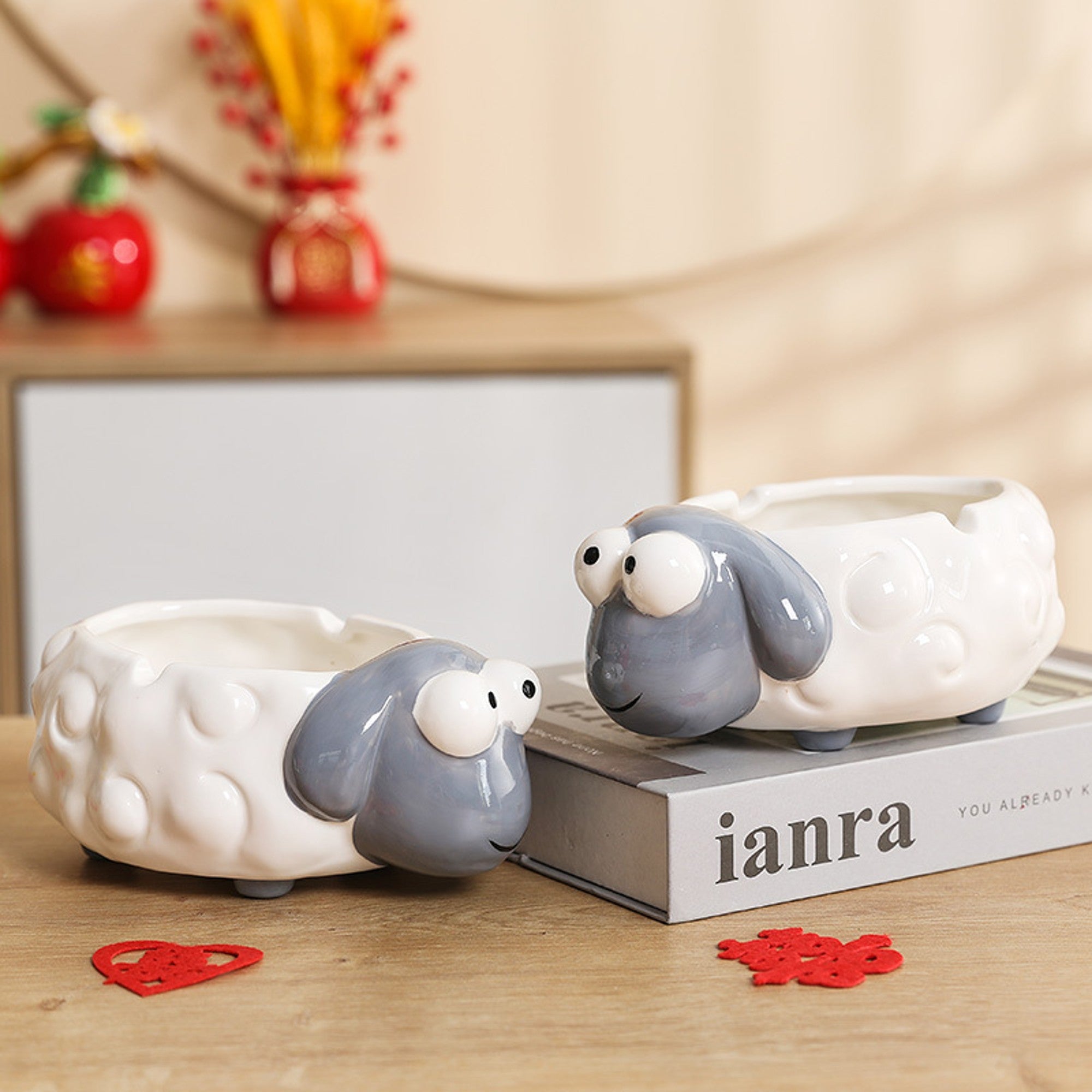 Cute Lamb Ashtray Cool Ceramic Ash Tray – Ashtray Planet