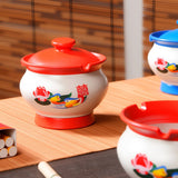 Cute Lidded Ashtray Resin Lovely Duck Couple Covered Ash Tray with Lid