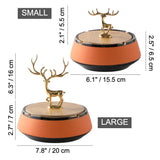 Elegant Elk Covered Ashtray Nordic Lidded Smokeless Outdoor Cool Ash tray