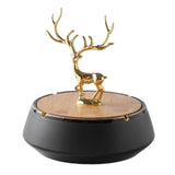Elegant Elk Covered Ashtray Nordic Lidded Smokeless Outdoor Cool Ash tray