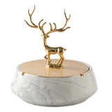 Elegant Elk Covered Ashtray Nordic Lidded Smokeless Outdoor Cool Ash tray
