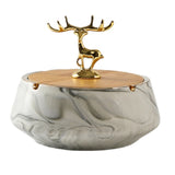 Elegant Elk Covered Ashtray Nordic Lidded Smokeless Outdoor Cool Ash tray