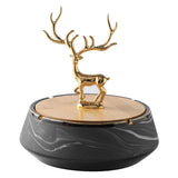 Elegant Elk Covered Ashtray Nordic Lidded Smokeless Outdoor Cool Ash tray