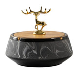 Elegant Elk Covered Ashtray Nordic Lidded Smokeless Outdoor Cool Ash tray