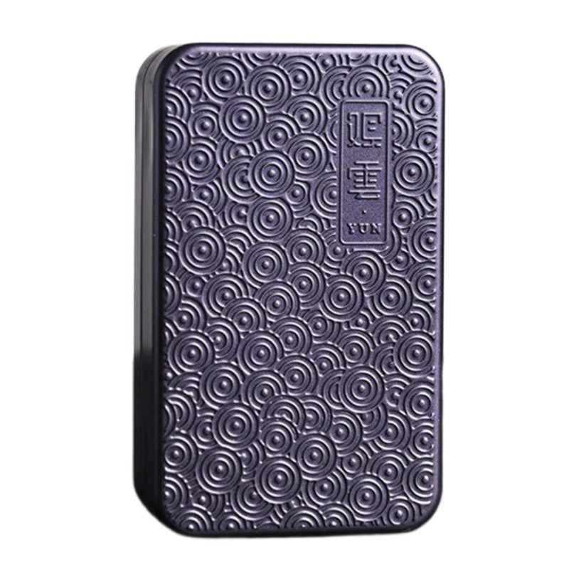 Embossed Metal Cigarette Case (Pack of 2) Gunmetal Gray