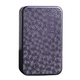 Embossed Metal Cigarette Case with Concealed Latch