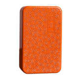 Embossed Metal Cigarette Case with Concealed Latch