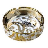 European Luxury Ceramic Ashtray Baroque-Inspired Design Ash Tray Porcelain