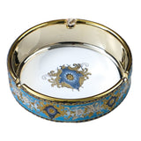 European Luxury Ceramic Ashtray Baroque-Inspired Design Ash Tray Porcelain