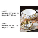 European Luxury Ceramic Ashtray Baroque-Inspired Design Ash Tray Porcelain