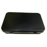 Extra Large Metal Cigarette Case Black