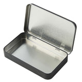 Extra Large Metal Cigarette Case Black