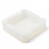 Flexible Silicone Ashtray for Cigarettes Cigars White Glow in the dark Ash Tray