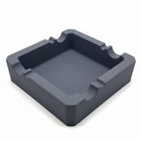 Flexible Silicone Ashtray for Cigarettes Cigars Grey Ash Tray