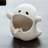 Ghost Ashtray White Cute Windproof Ash Tray