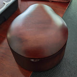 Handcrafted Wooden Ashtray with Lid and Stainless Steel Liner Wood Covered Lidded Smokeless Ash Tray