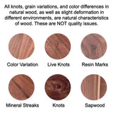 Handcrafted Wooden Ashtray with Lid and Stainless Steel Liner Wood Covered Lidded Smokeless Ash Tray