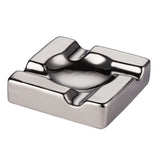Luxury Ceramic Cigar Ashtray Square Large Ash Tray Decorative Silver