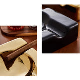 Luxury Ceramic Cigar Ashtray Square Large Ash Tray Decorative Gold Black
