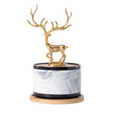 Luxury Deer Statue Ashtray with Lid Covered Lidded Smokeless Cool Ash Tray