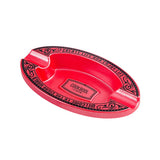 Luxury Double-Groove Cigar Ashtray Resin Ash Tray
